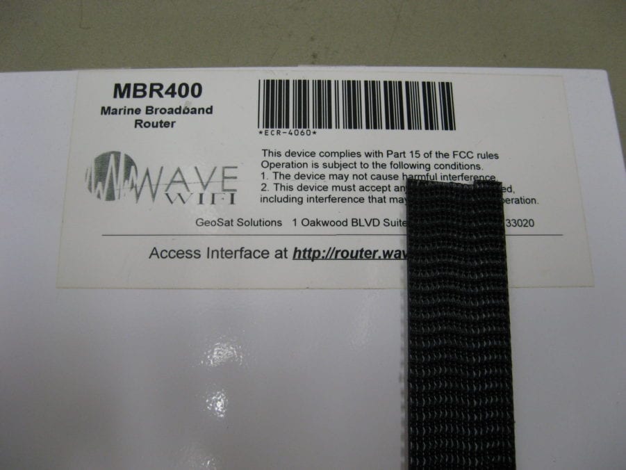 Wave Wi-Fi Marine Broadband Router, 4-Port Model MBR400 - Image 6