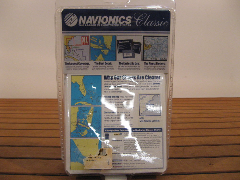 Navionics Classic NavChart Card Mid Atlantic Canyons NC/US823L V0.21 ...