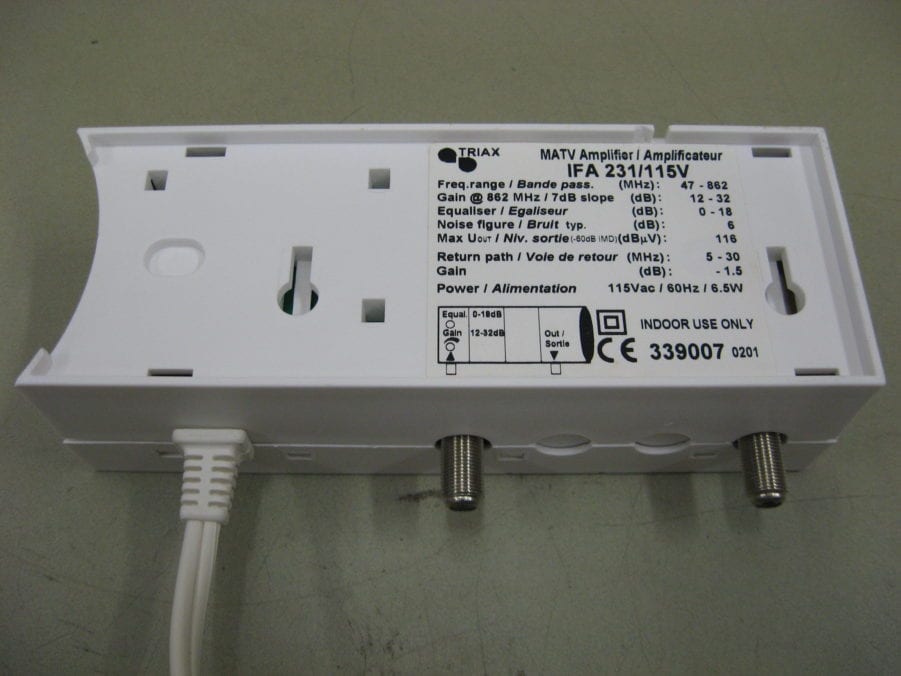 Triax IFA 231 MATV TV Coaxial Coax Amplifier - Free US Shipping - Image 4