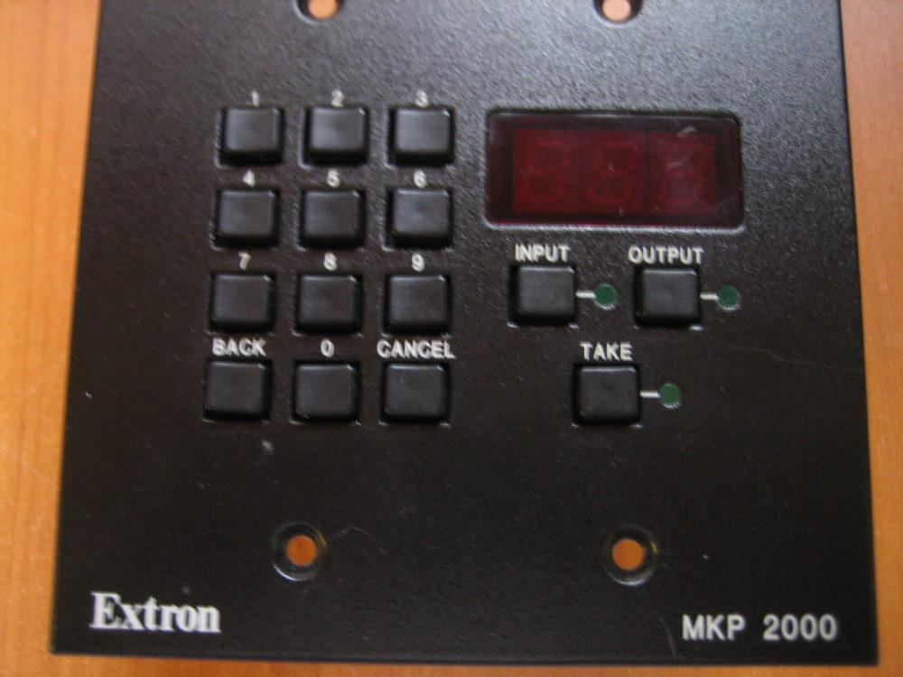Extron Electronics MKP 2000 XY Remote control Panel for Extron Matrix ...