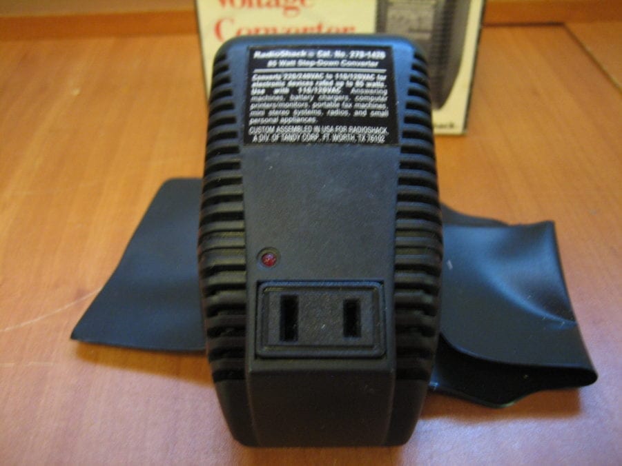Radio Shack Foreign Travel Voltage Converter 85 Watt - Free Shipping