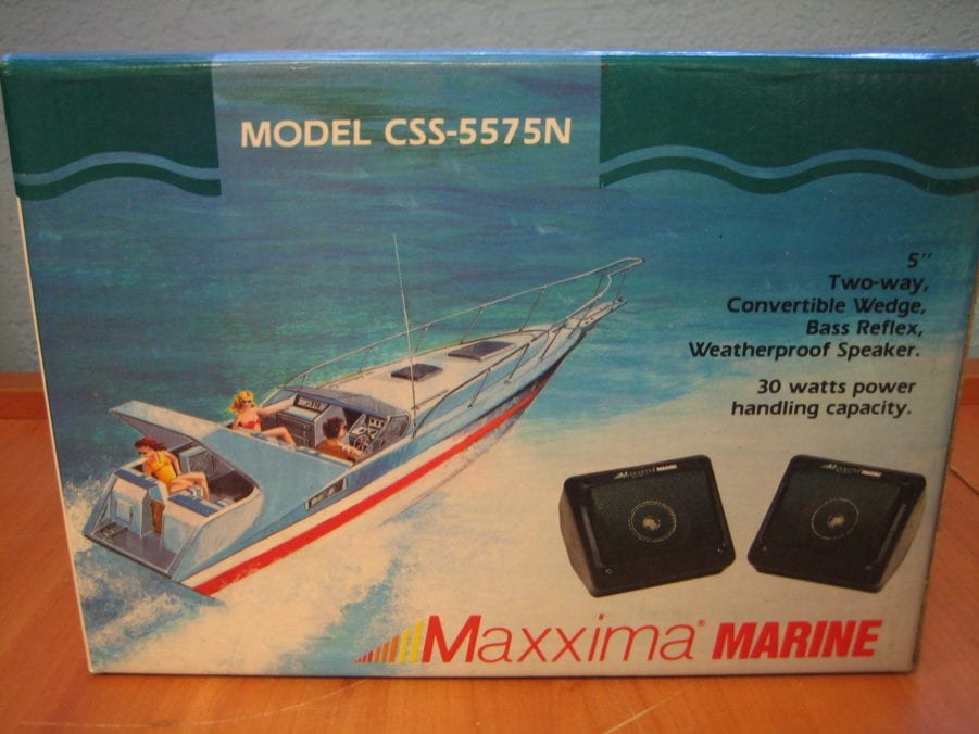 Maxxima Marine CSS-5575N  Two Way Wedge Speakers Weatherproof - Free Shipping - Image 4