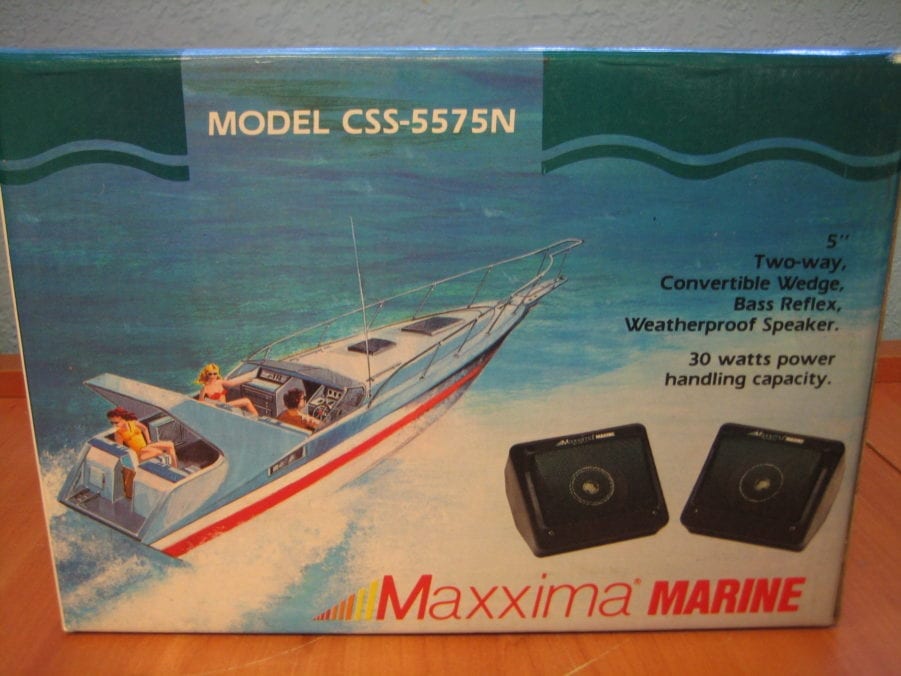 Maxxima Marine CSS-5575N  Two Way Wedge Speakers Weatherproof - Free Shipping - Image 3
