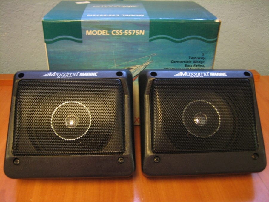 Maxxima Marine CSS-5575N  Two Way Wedge Speakers Weatherproof - Free Shipping - Image 2