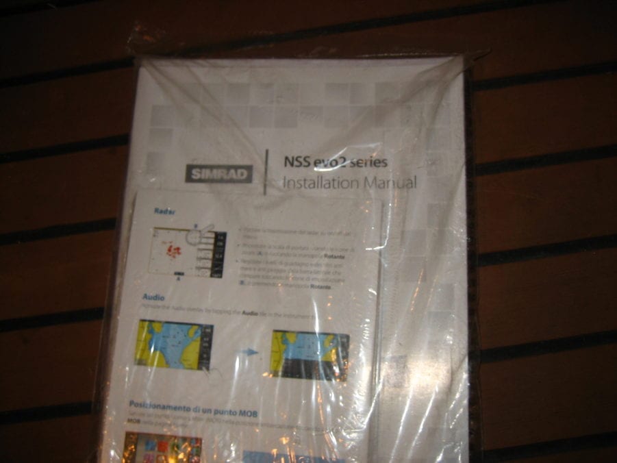 Simrad 003-9328-00 NSS EVO2 Installation and Operator Manual Kit - Image 3