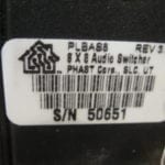 PHAST LANDMARK PLB-AS8 8 X 8 STEREO AUDIO SWITCH - Image 7