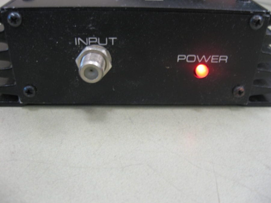 Channel Plus DA-1000 RF Amplifier Broadband/CATV Amplifier w/ Power Adapter - Image 2