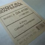 Digital Antenna DA-4100 4-Way Cellular Combiner Mini-UHF Female Connectors - Image 3
