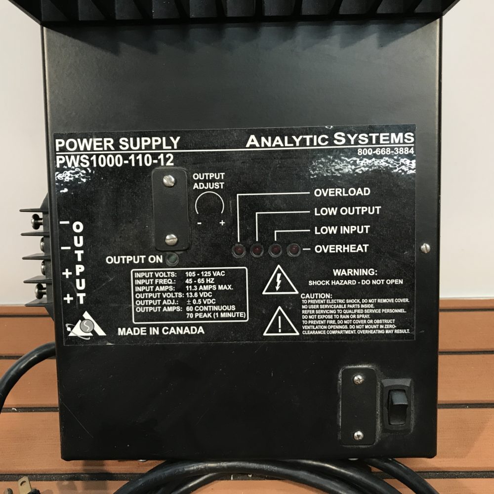Analytic Systems PWS100011012 110 to 12v 60A Converter Bench Tested