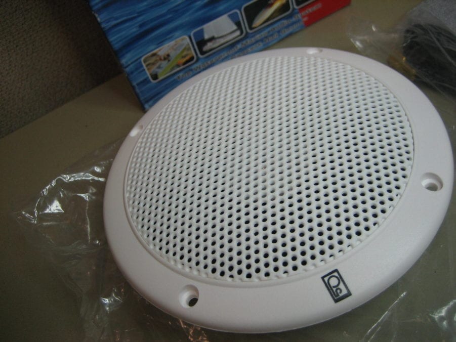 POLYPLANAR MA1000R Flush Mount VHF Speaker White Max Marine Electronics