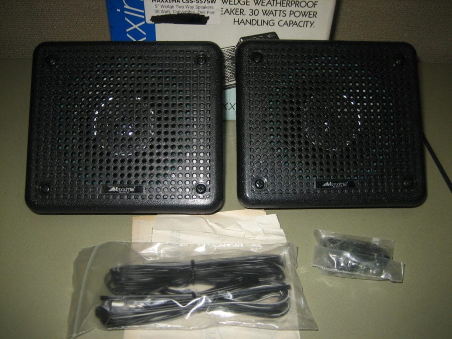 Maxxima Marine CSS-5576W WEATHERPROOF 5" WEDGE SPEAKERS