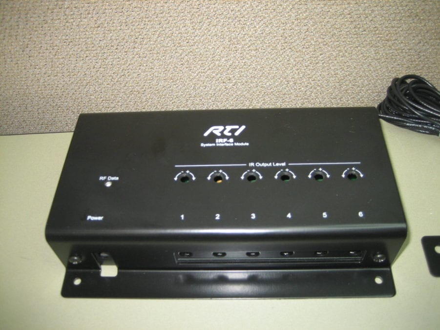 RTI IRF-6 System Interface Module RF Receiver IR Router w/ Antenna - Image 3