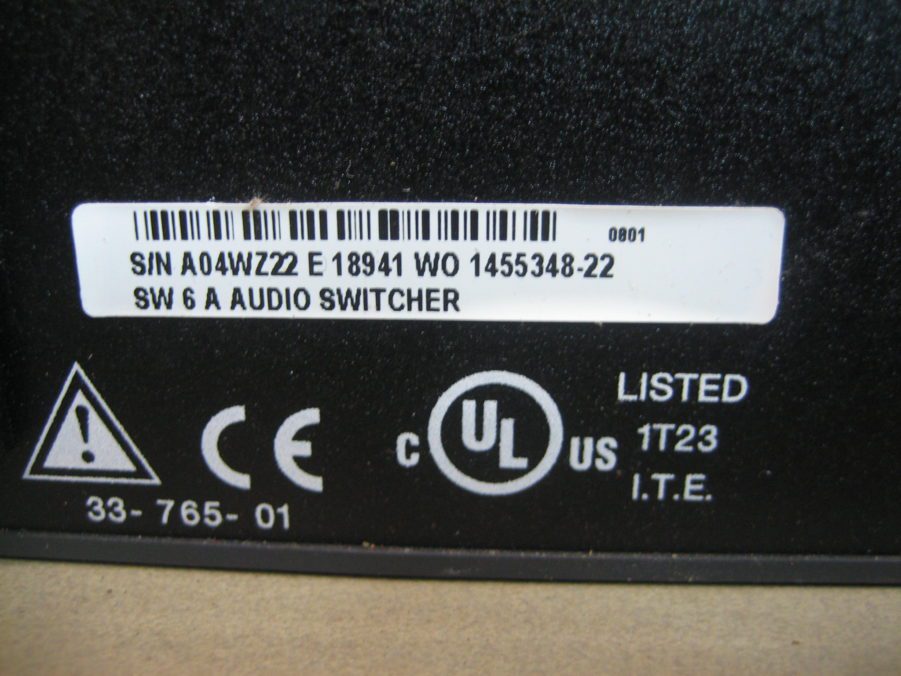 Extron SW AV Series SW 6A Video / Audio Switcher 6 Inputs - Image 6