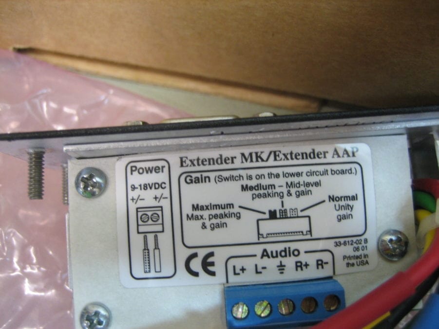 Extron 70-147-11 Extender AAP VGA PC Input and Audio Line Driver - Black - Image 4