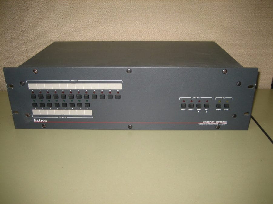 Extron Crosspoint 300 Series Wide band Matrix Switcher w/ ADSP
