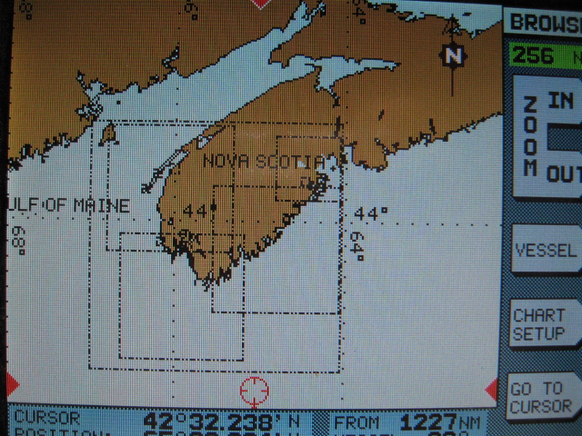 Navchart Bc Navionics Classic NavChart Card Nova Scotia S/W CA038X32 JUL 1997 - Max ...