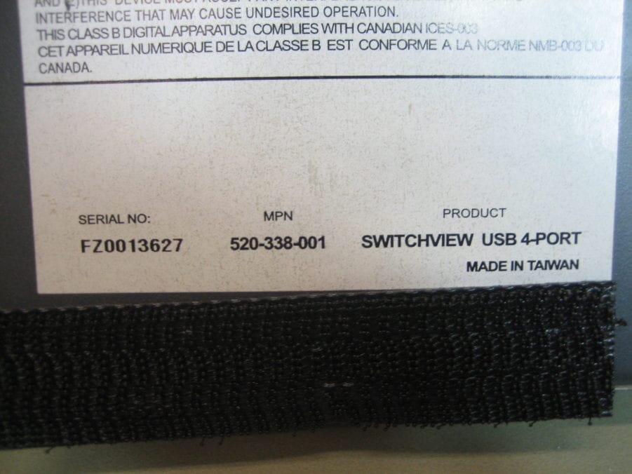 Avocent 520-338-001 SwitchView 4-Port USB KVM Switch - Image 9
