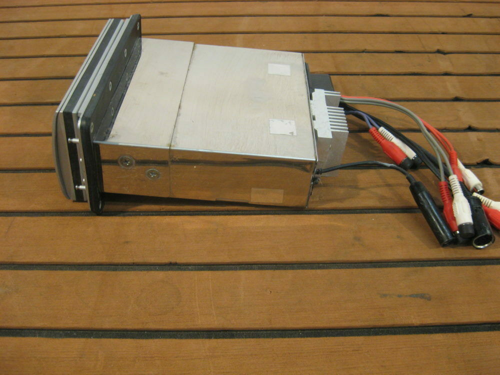 Clarion CMD5 Marine Stereo Head Unit w/ Wire Harness Free US Shipping Max Marine Electronics