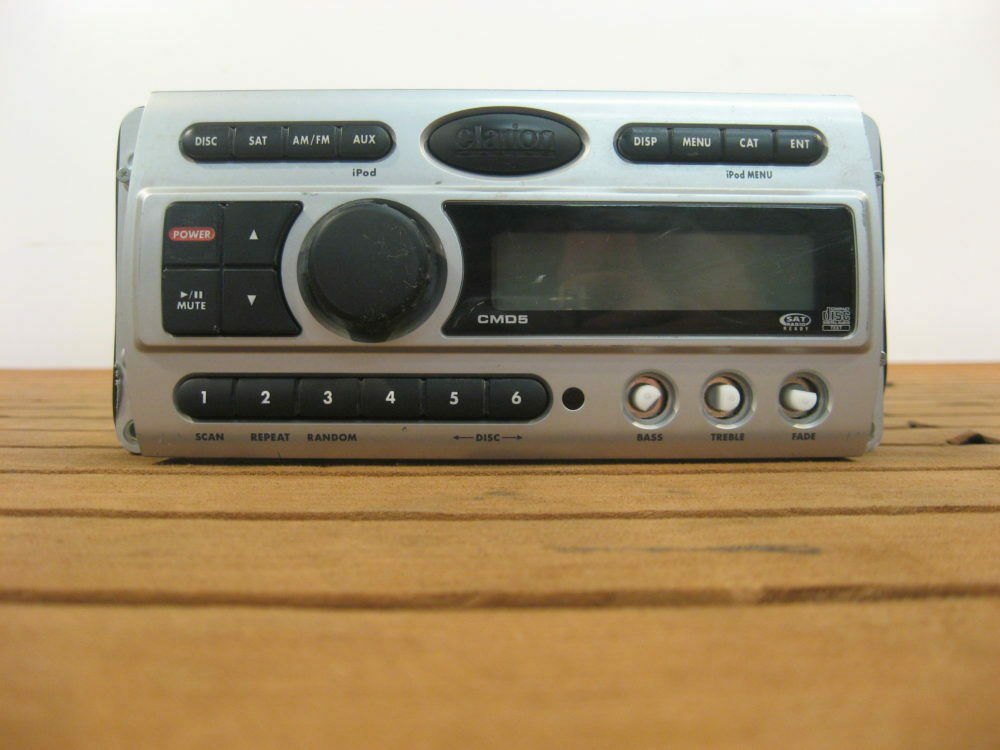 Clarion CMD5 Marine Stereo Head Unit w/ Wire Harness Free US Shipping Max Marine Electronics