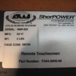 ShorPOWER Atlas Marine Systems Remote Touchscreen F044-0005-00 - **NEW** - Image 7