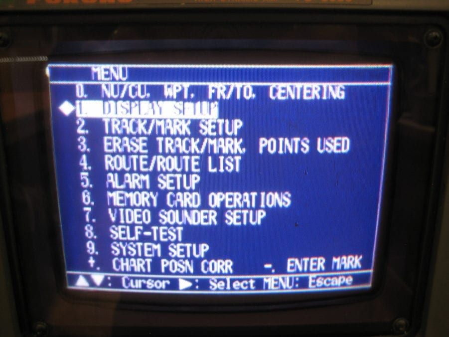 Furuno PS-8000 Color CRT Head Unit - Powers On, Sounder OK, No GPS Parts/Repair - Image 5