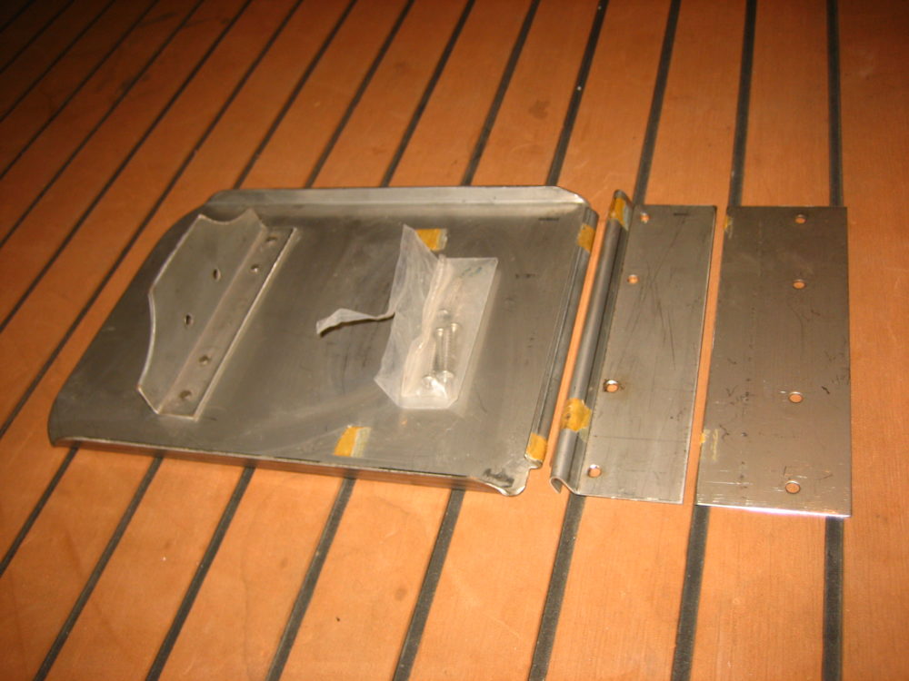 Marine Trim Tab Plate Plane SINGLE 9" Wide X 12" Long *NEW OLD STOCK* Max Marine