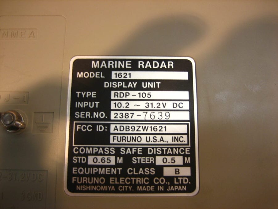Furuno 1621 Radar Dome System RSB-0060 - W/ Pwr Cable+Suncover-Tested - RDP-105 - Image 11