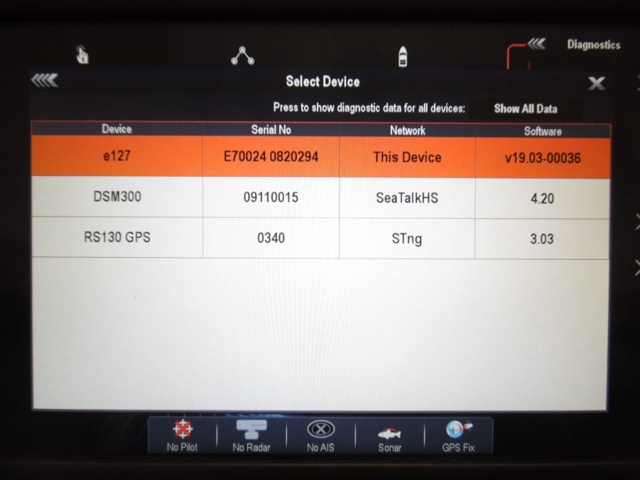 Raymarine e127 Touchscreen MFD Display TESTED & UPDATED E70024 - 90 Day Warr - Image 7