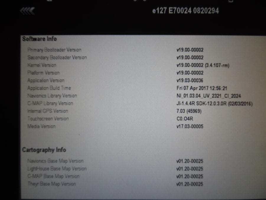 Raymarine e127 Touchscreen MFD Display TESTED & UPDATED E70024 - 90 Day Warr - Image 17