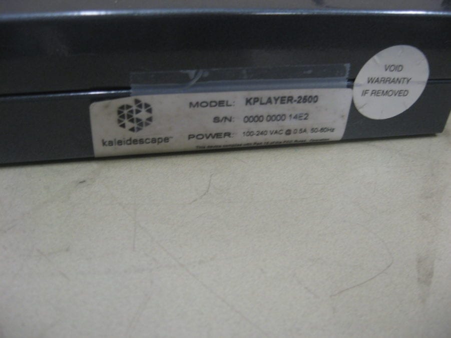 Kaleidescape KPLAYER-2500 Movie Player - Free US Shipping - Image 6