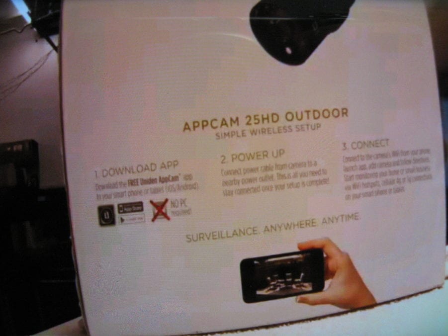 UNIDEN Surveillance APPCAM 25HD OUTDOOR- Tested (GOOD) - Image 2