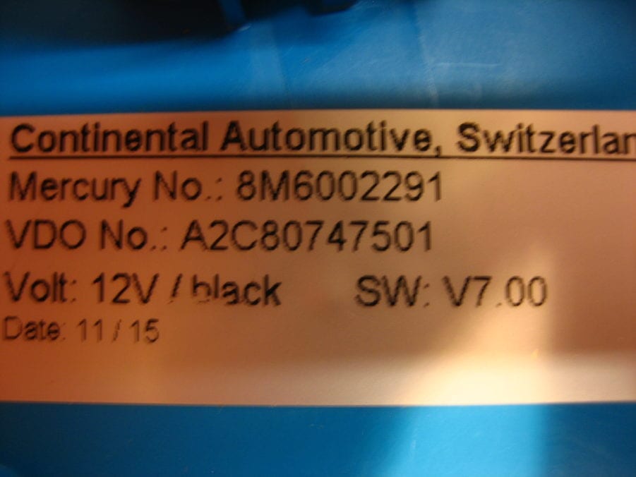 Mercury *NEW* 8M6002291 Smartcraft 7000 RPM Marine Tachometer SC1000 Gauge - Image 5