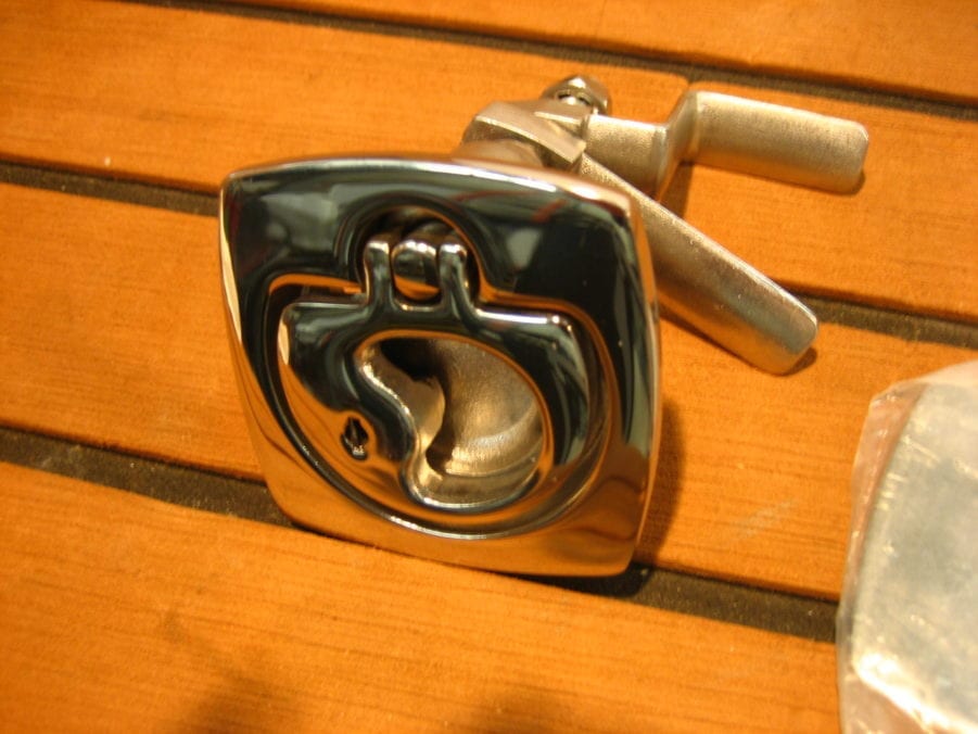 Square Stainless Marine Boat Compression Hatch Latch - NEW OLD STOCK - Image 5