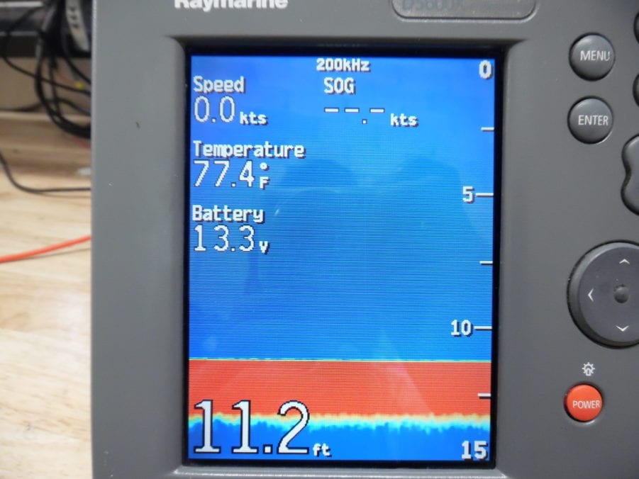 Raymarine DS600X Fishfinder Display - Tested Working - Image 3