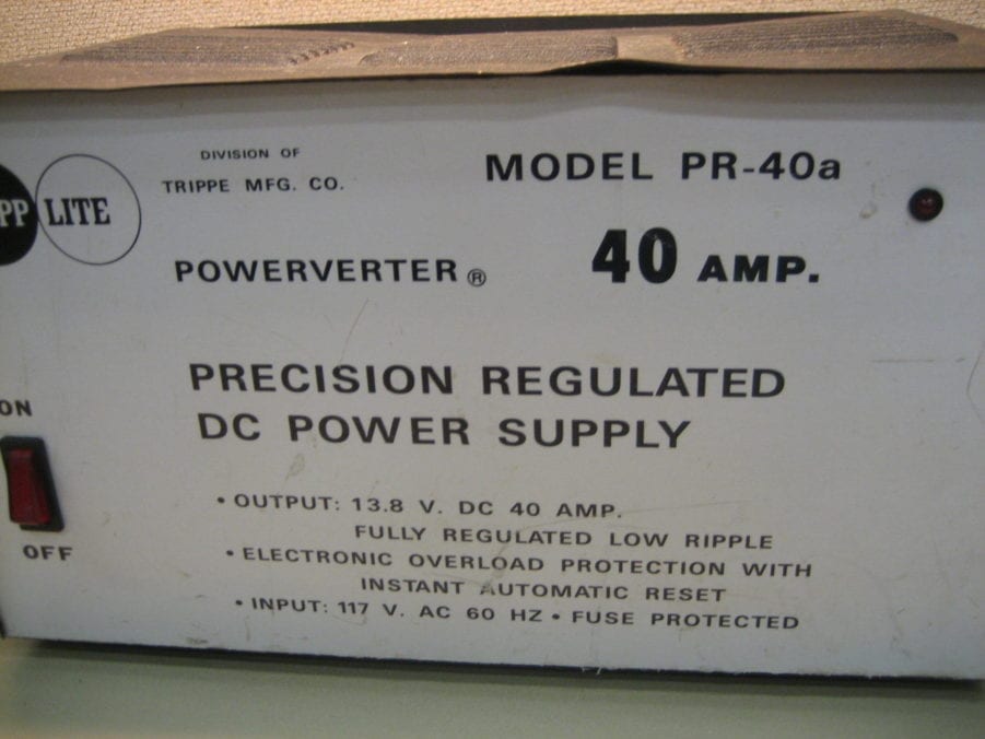Tripp-Lite PR-40a Power Supply AC-DC 120V In /13.8V Out 40A - TESTED! - Image 2