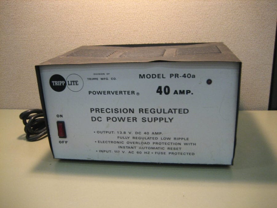 Tripp-Lite PR-40a Power Supply AC-DC 120V In /13.8V Out 40A - TESTED!