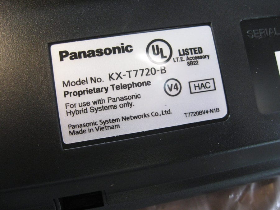 Panasonic KX-T7720-B Digital Display Phone (Black) - Free US Shipping - Image 6