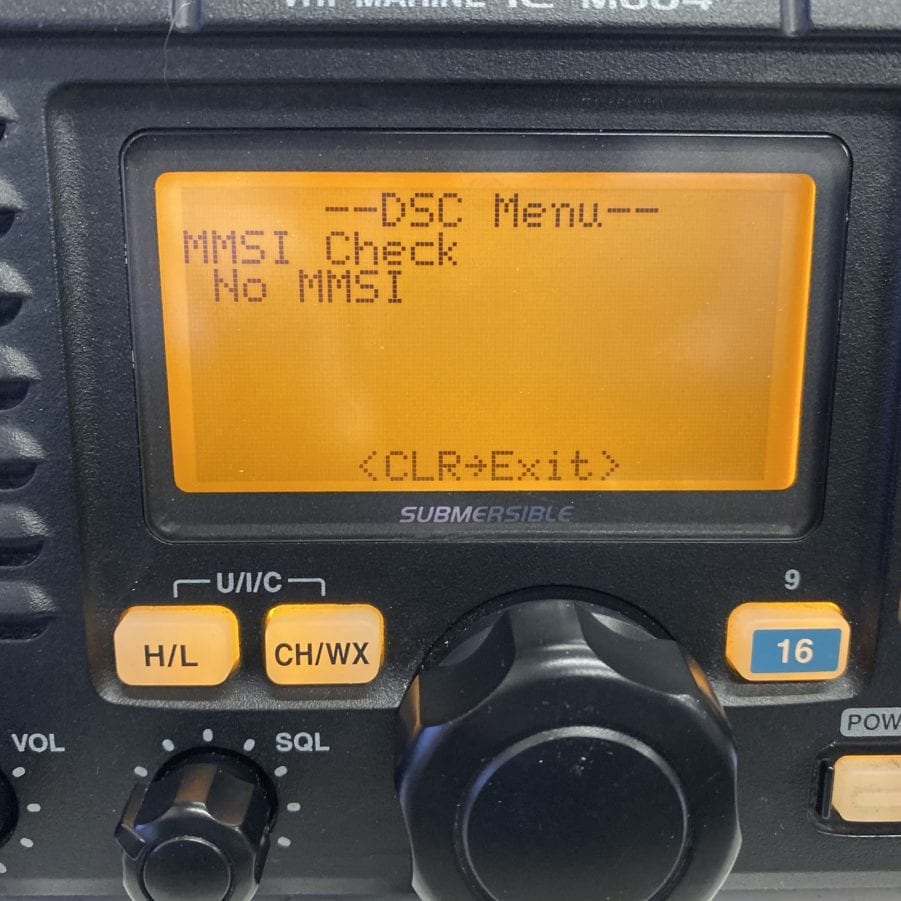 ICM604 Marine VHF Radio Transceiver w/ Microphone, Power Cable NO MMSI Max Marine