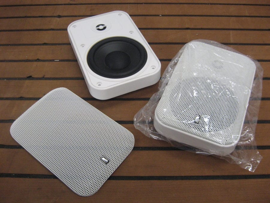 Poly-Planar MA-905 400 Watt Platinum Panel Speaker - White