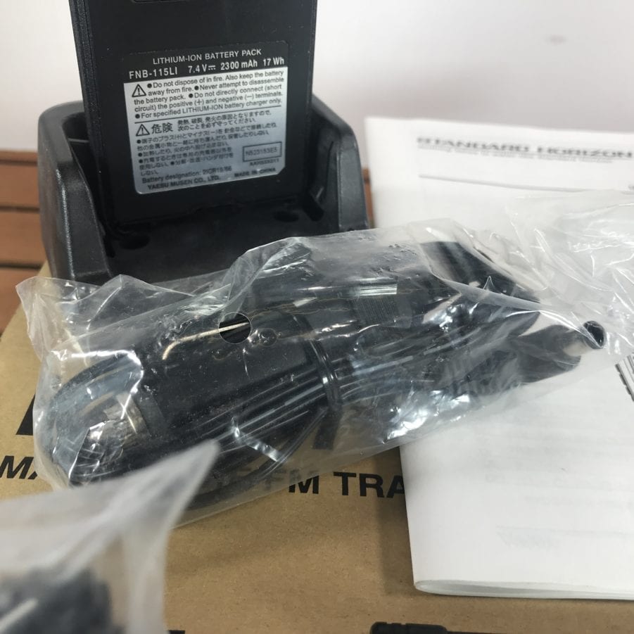 Standard Horizon HX407 Commercial UHF 5 Watt Handheld Radio Marine & Charger - Image 5