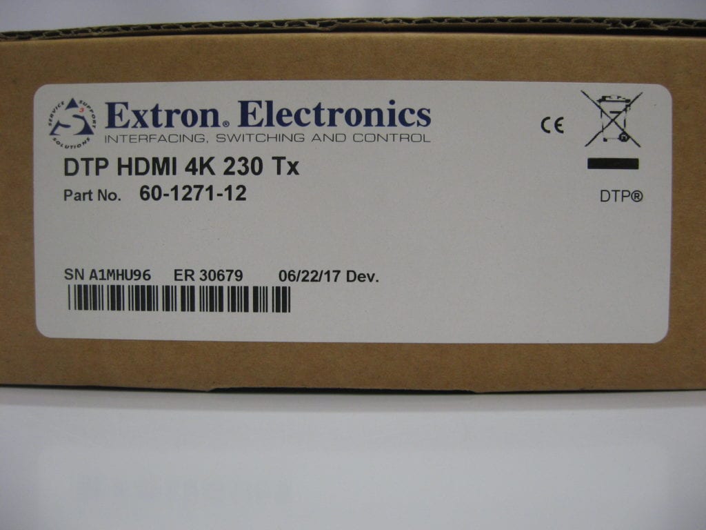 NEW Extron 60-1271-12 DTP HDMI 4K 230 TX Transmitter 230 feet HDMI ...