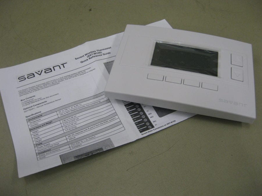 Savant SSTW100 Wireless Wifi Thermostat Free US Shipping Max