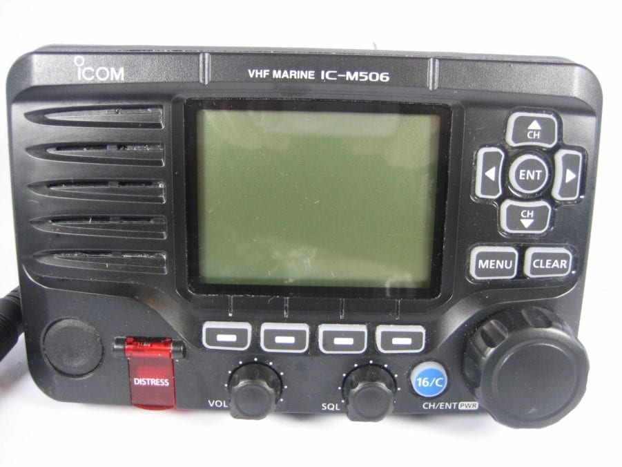 Icom IC-M506 Marine NMEA AIS VHF Radio w/ Microphone, Power Cable - FULLY TESTED - Image 3