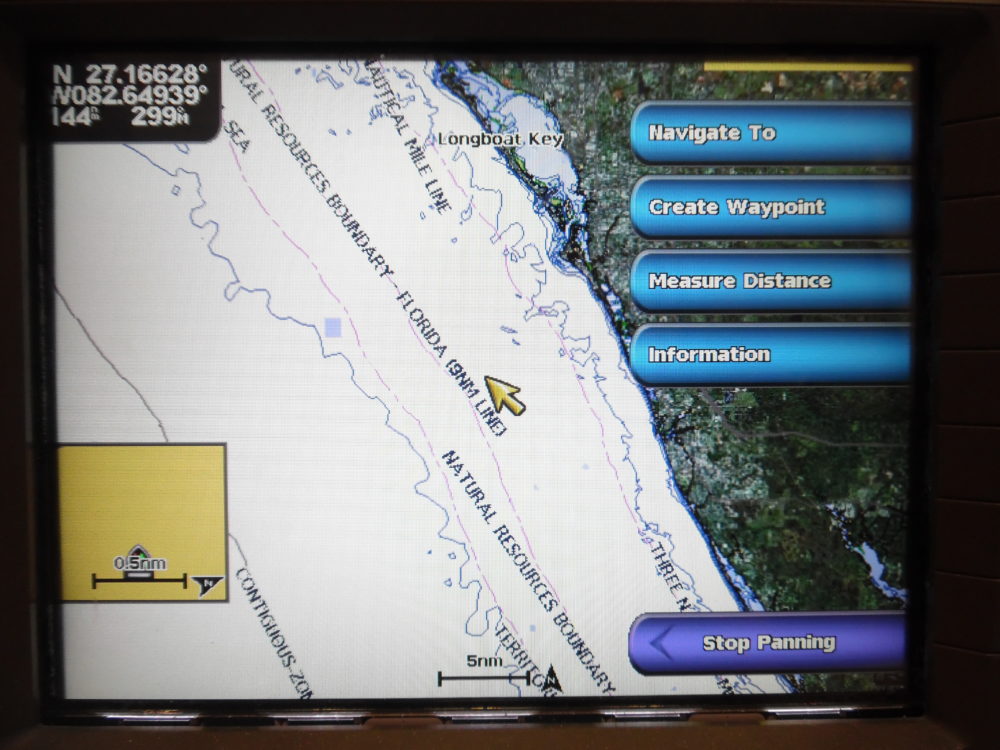 Garmin VUS011R Scheda SD Con Mappe Nautiche Southwest Florida - Da Crystal River A Key West