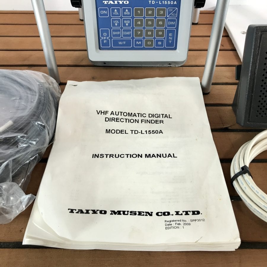 Simrad/Taiyo VHF Automatic Digital Direction Finder Sys TD-L1550A W NEW EA-351A - Image 11