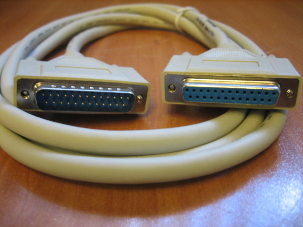 NEW Black Box EQN2010006 Enhanced Parallel Port Cable DB25M/DB25F 6FT