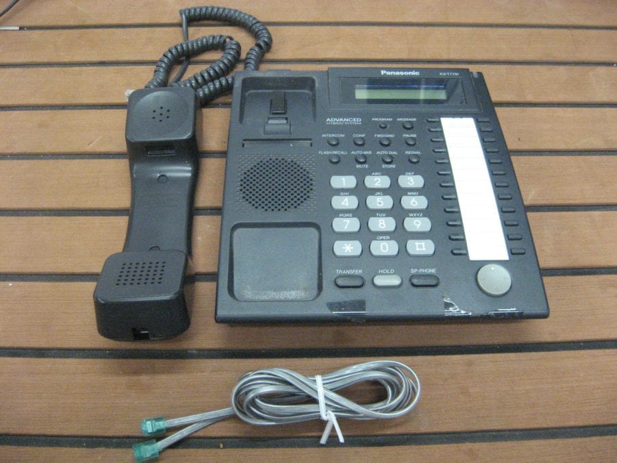 Panasonic KX-T77731-B Digital Display Phone (Black) - Free US Shipping
