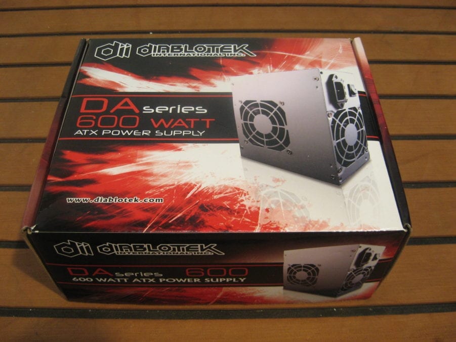 Diablotek PSADA600 DA Series 600 Watt ATX Power Supply - Free US Shipping