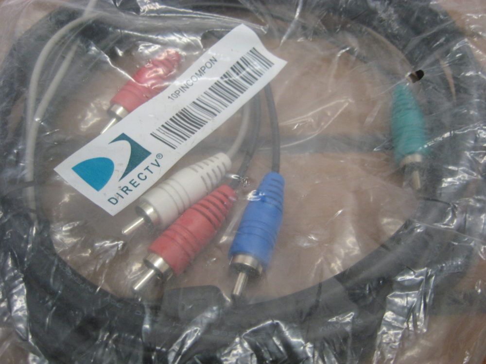 Lot of 8 DirecTV 10 Pin Component Cables Free US Shipping Max