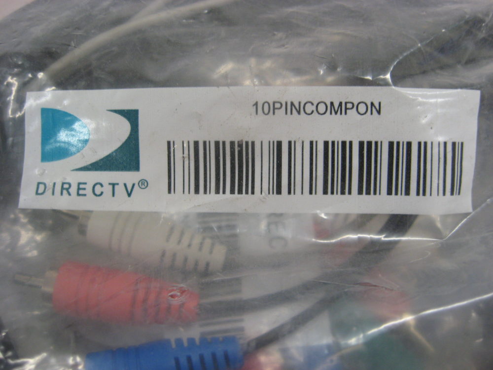 Lot of 8 DirecTV 10 Pin Component Cables Free US Shipping Max